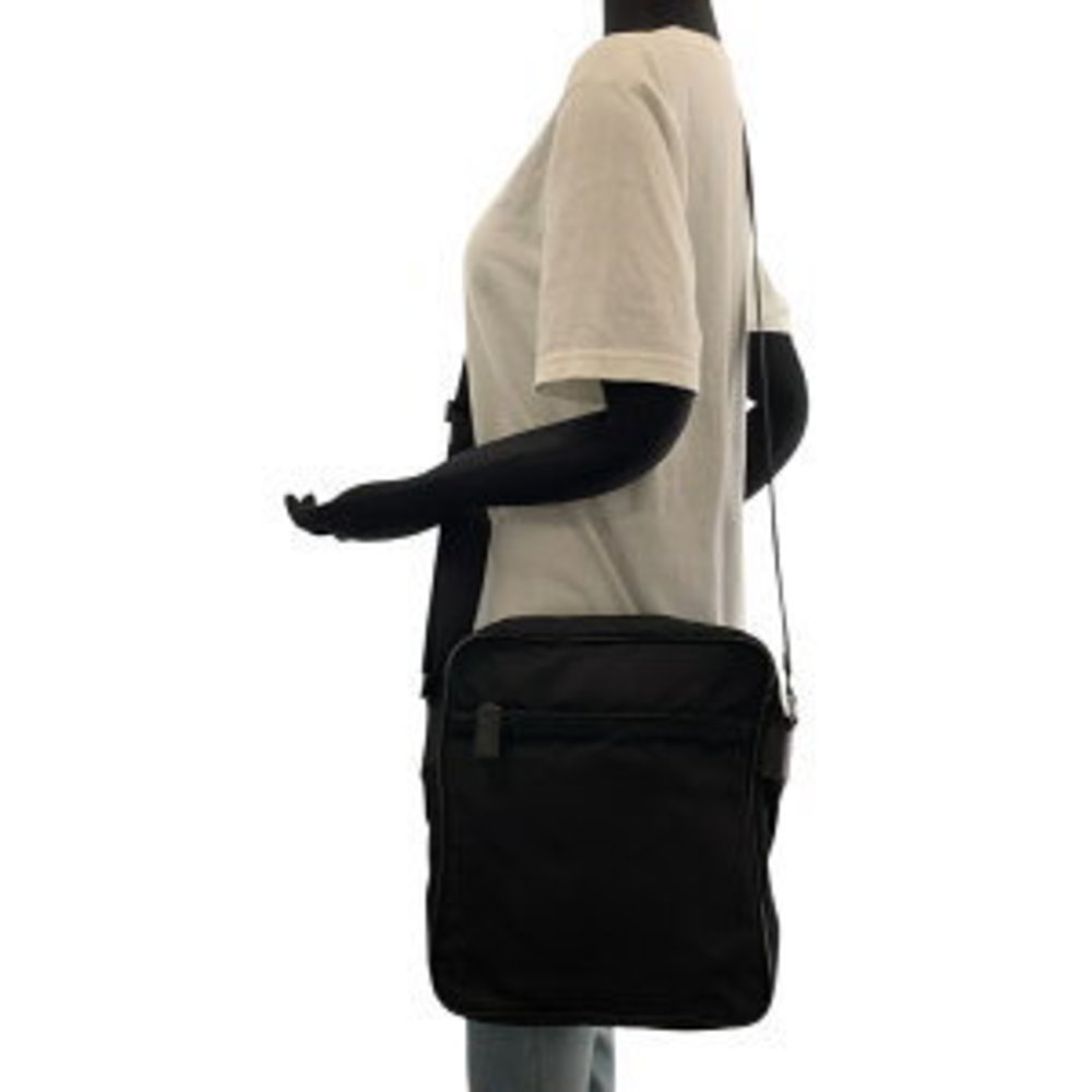 Prada Tessuto Triangular Black Nylon Shoulder Bag… - image 6